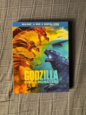 Godzilla: King of the Monsters Blu-ray + DVD + Digital Code - Blue/Yellow